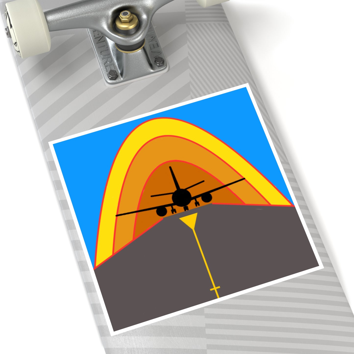 Ramp Rainbow Sticker - Orange