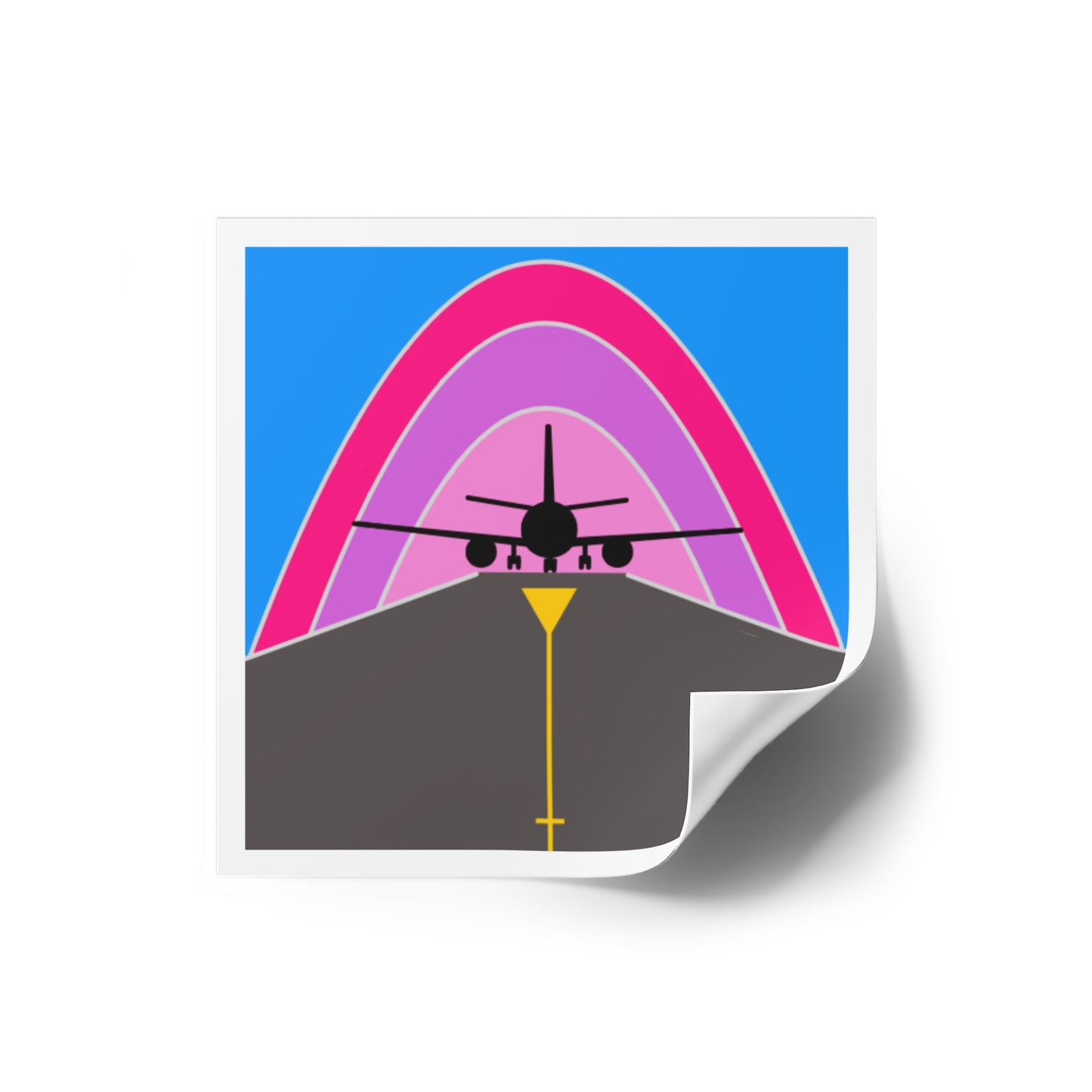 Ramp Rainbow Sticker - Pink