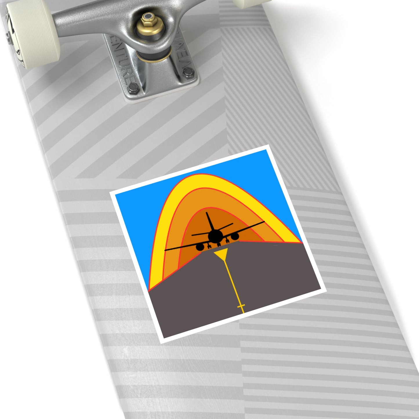 Ramp Rainbow Sticker - Orange