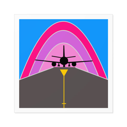 Ramp Rainbow Sticker - Pink