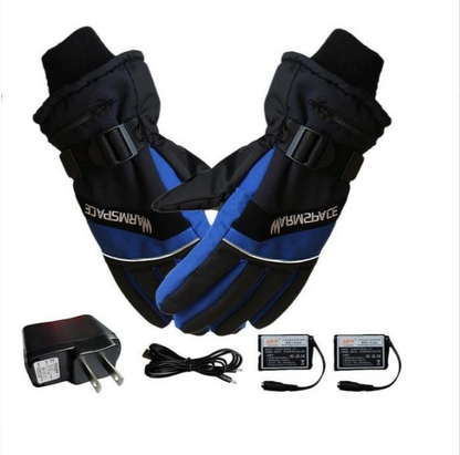 Large Blue- Rechargeable USB Hand Warmer Electric Thermal Gloves.