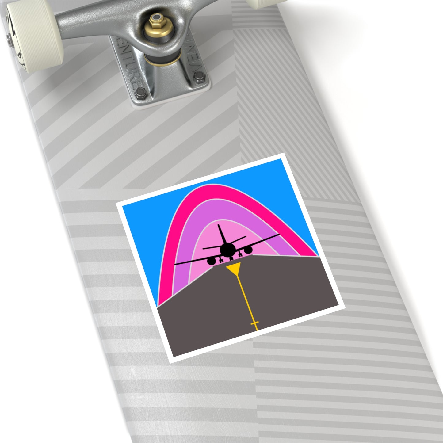 Ramp Rainbow Sticker - Pink