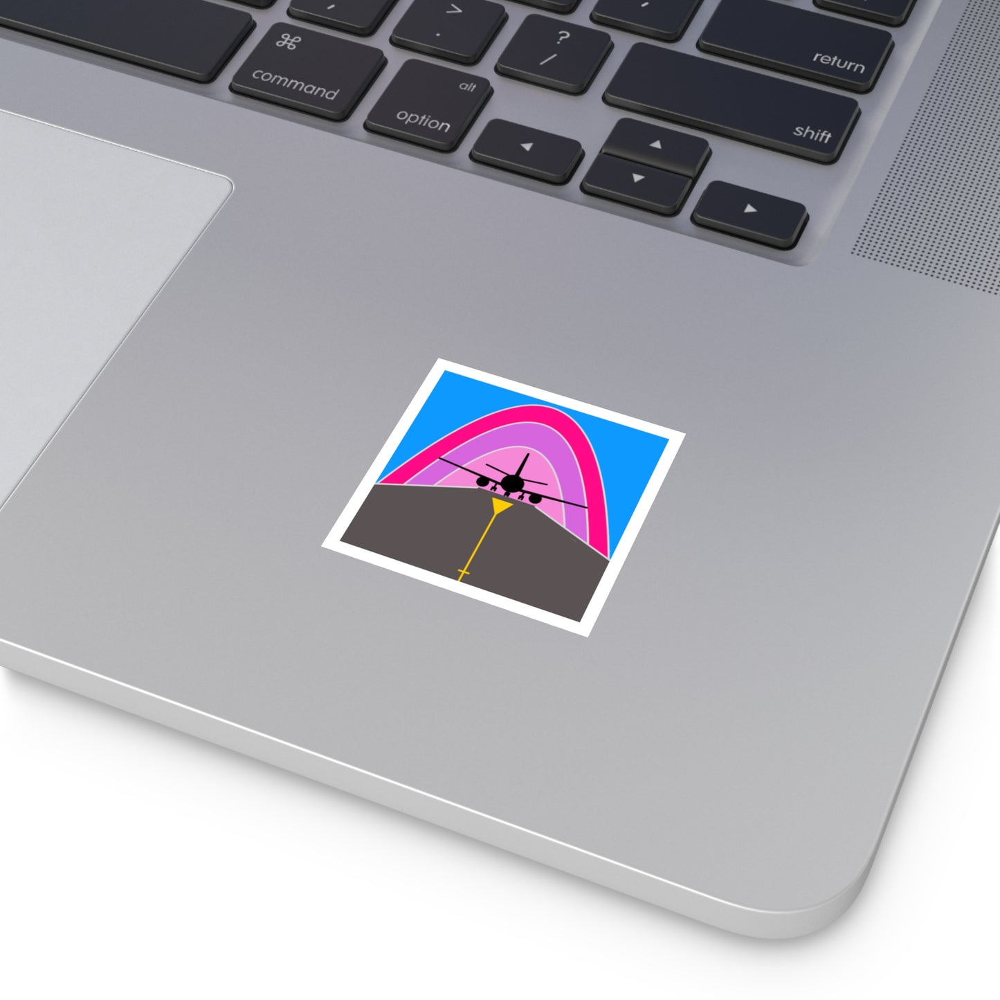 Ramp Rainbow Sticker - Pink