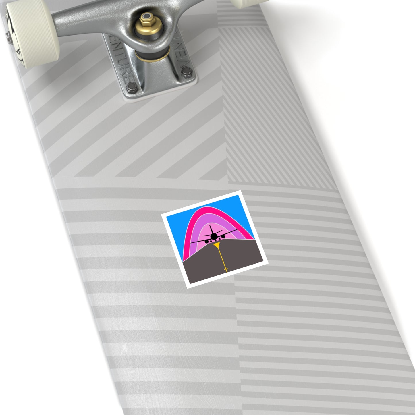 Ramp Rainbow Sticker - Pink