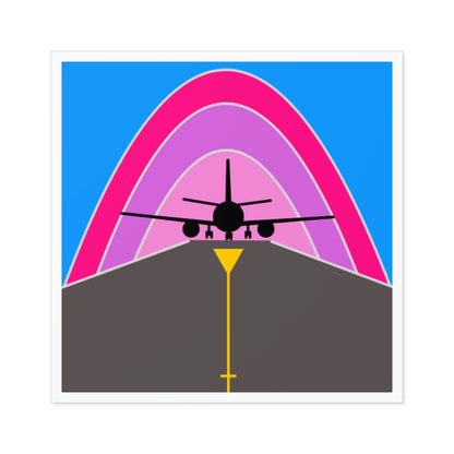Ramp Rainbow Sticker - Pink