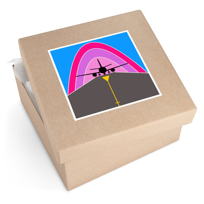 Ramp Rainbow Sticker - Pink
