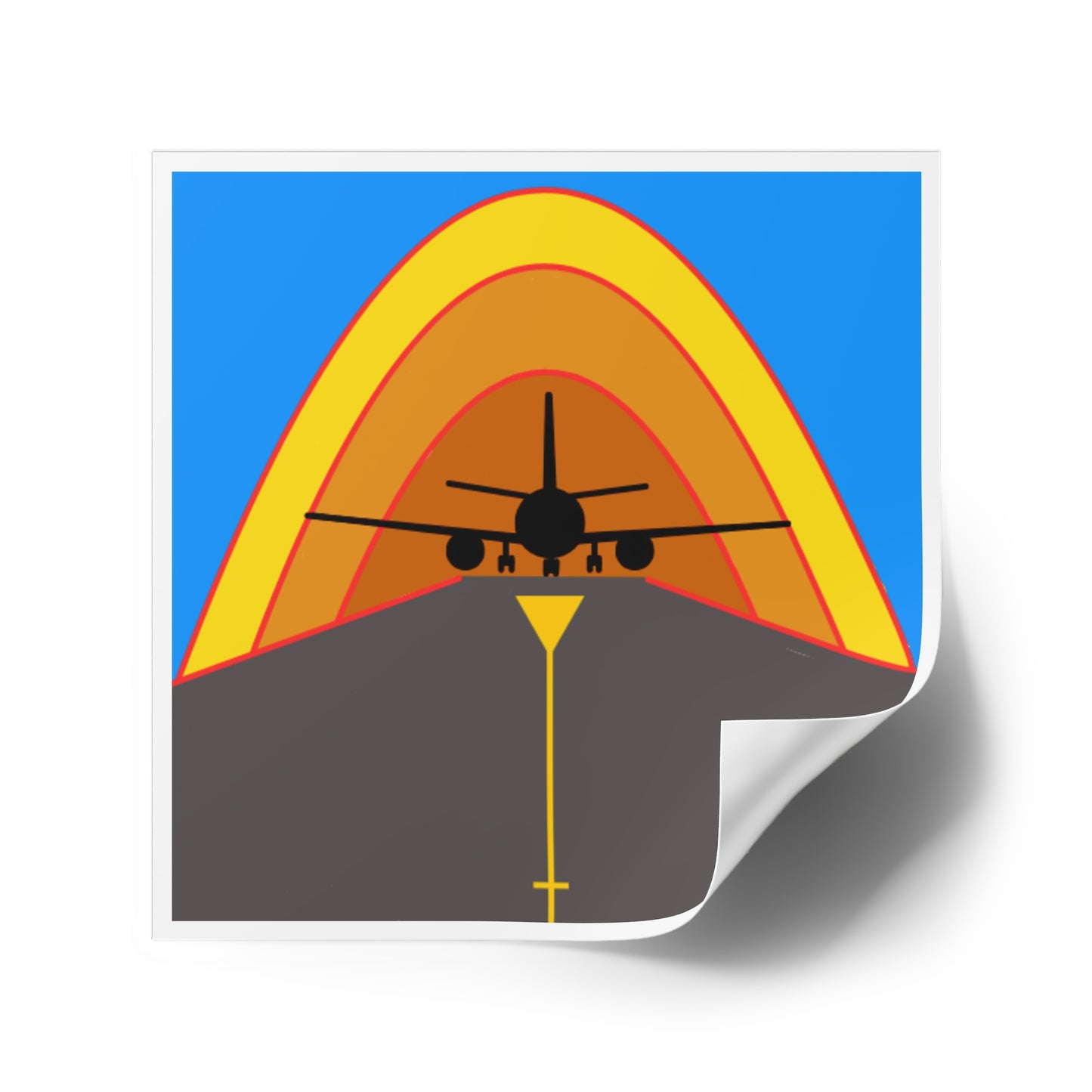 Ramp Rainbow Sticker - Orange