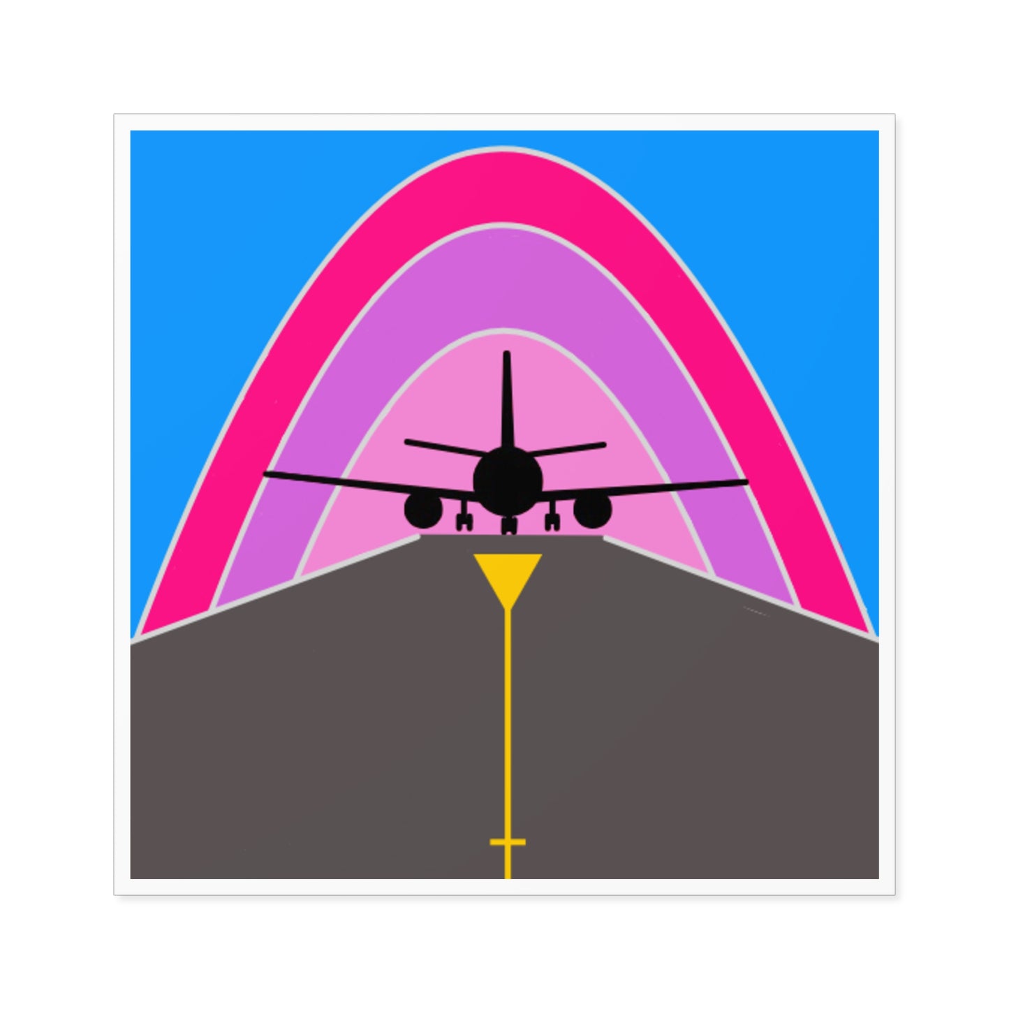 Ramp Rainbow Sticker - Pink