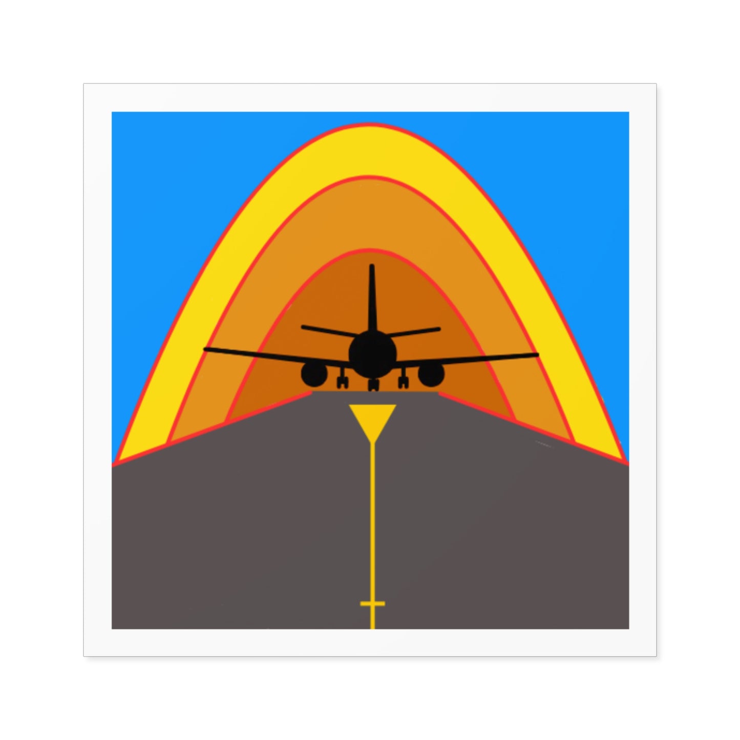 Ramp Rainbow Sticker - Orange
