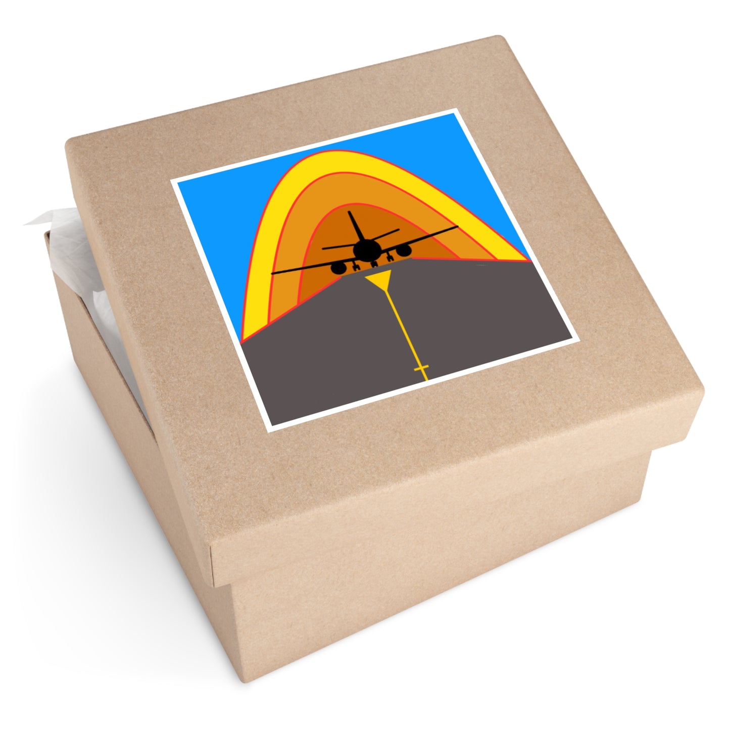 Ramp Rainbow Sticker - Orange